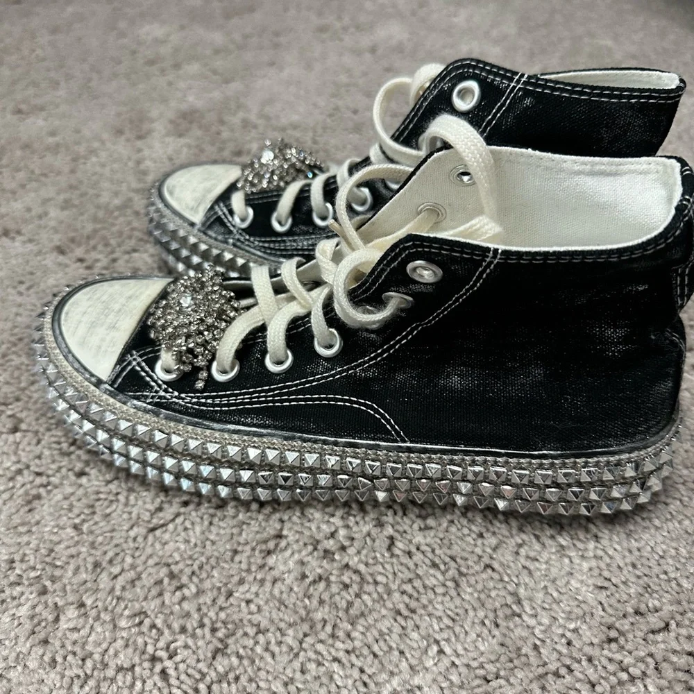 Free People, Nanku Couture Tennies With Broochs - Picture 2 of 5